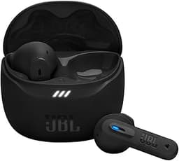 JBL Tune Flex 2, Wireless Noise Cancelling Bluetooth Earbuds with 48h Playtime, IP54 Water and Dust Resistant, Multi-Point Connection, Ergonomic Design, Open-Back Stick Design, Black